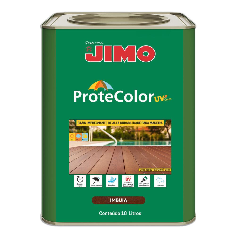 JIMO Protecolor UV Acabamento de Alta Durabilidade Progete e Embeleza Resistente ao Sol Chuva e Maresia Imbuia Lata 18 Litros