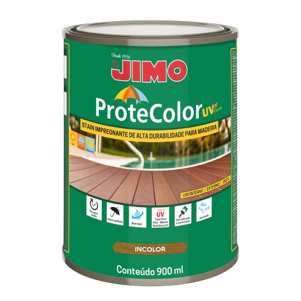 JIMO Protecolor UV Acabamento de Alta Durabilidade Progete e Embeleza Resistente ao Sol Chuva e Maresia Incolor Interno Lata 900ml