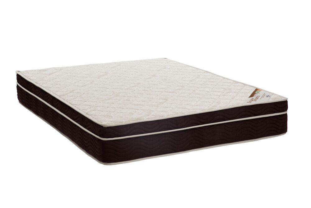 Colchão Ortobom Exclusive Ortopédico Casal 138x188cm Marrom/Branco