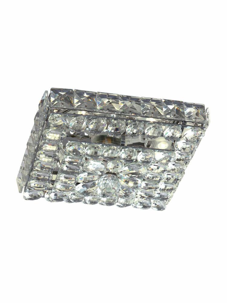 Plafon Cristal Taschibra Moder 12W Quadrado