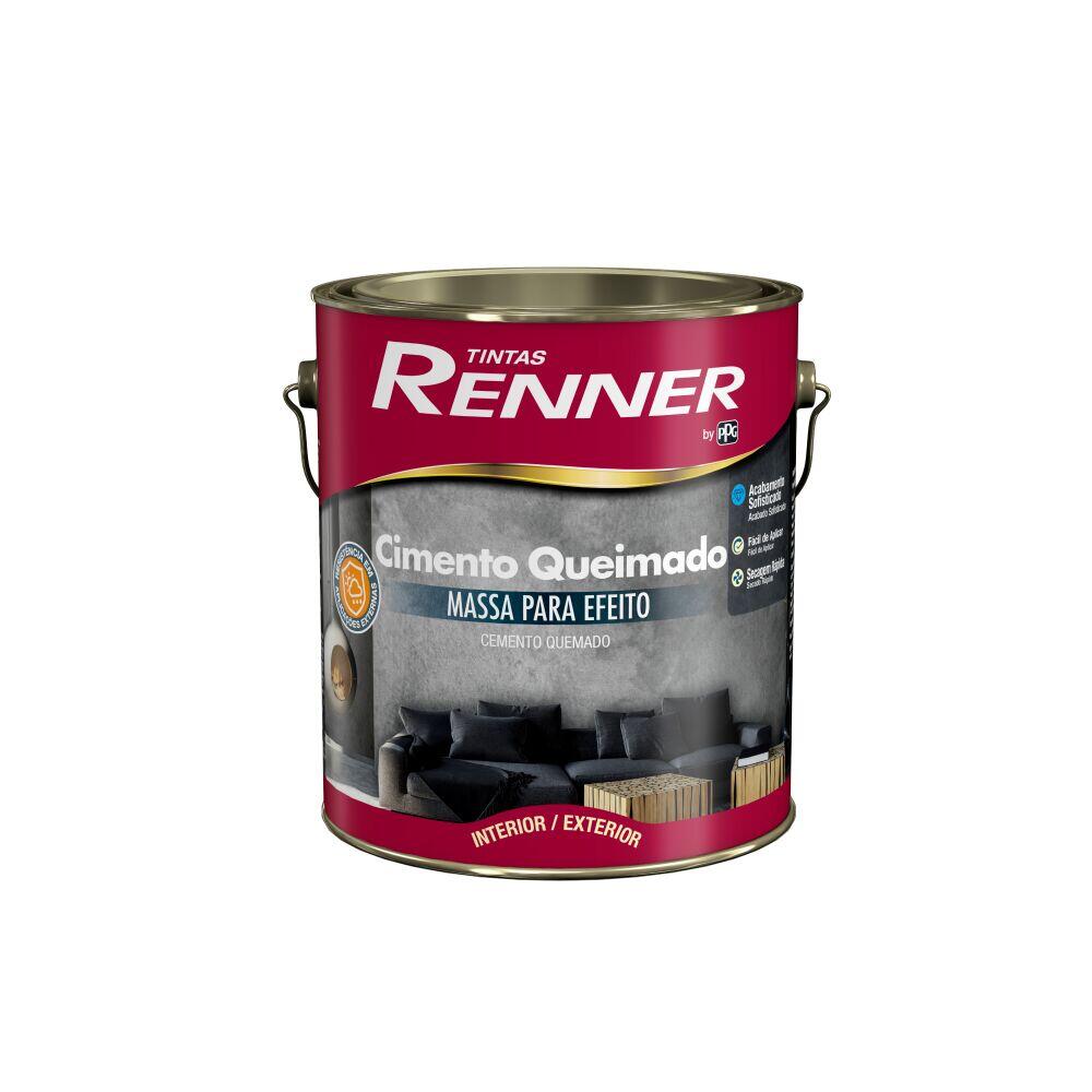 Revestimento em Acrílico Cimento Queimado Marrom 5kg Renner
