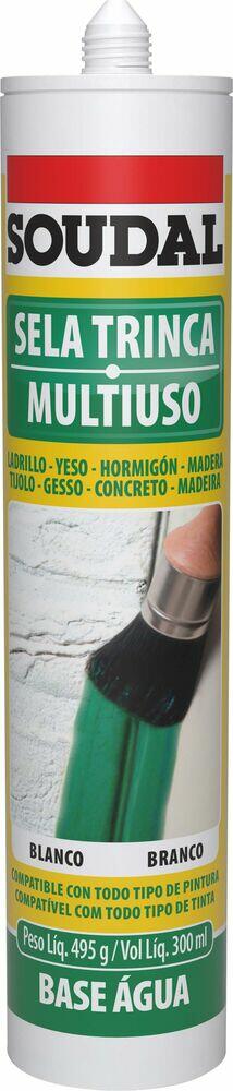 Selante Soudal Base Água Sela Trinca 300ml Branco