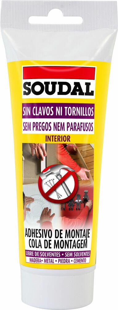 Adesivo Cola de Montagem e Fixação 100gr Branco Soudal