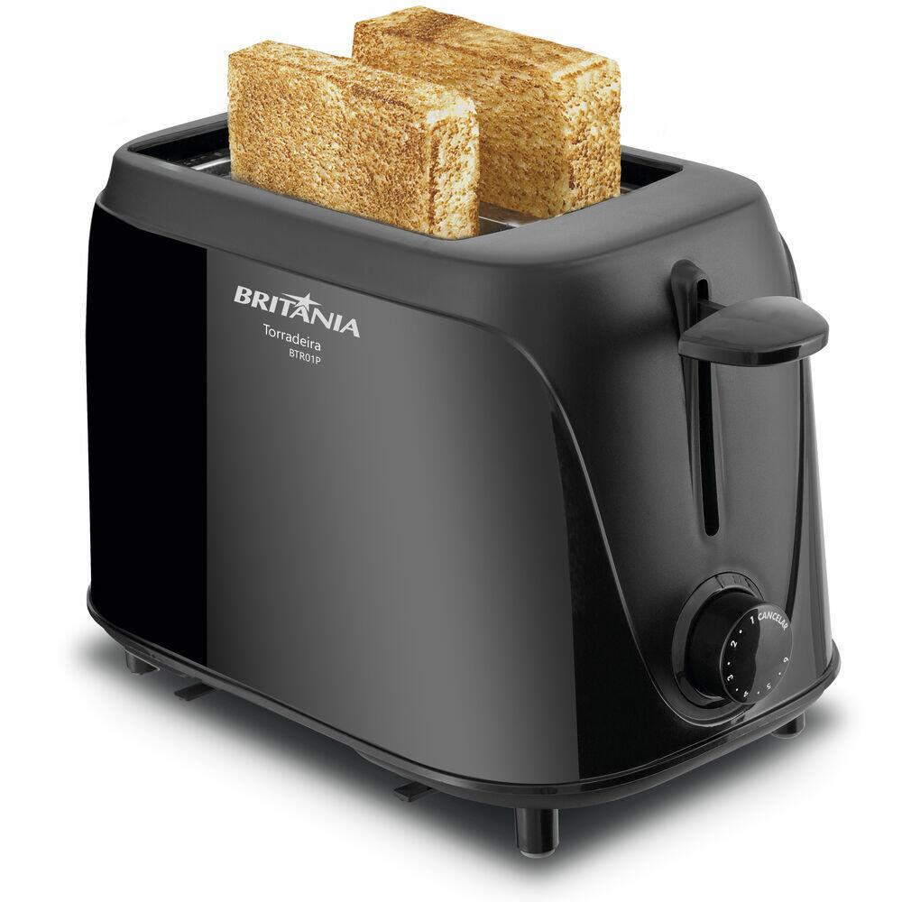 Torradeira BTR01P 750W Preto Britânia
