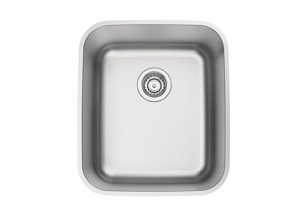 Cuba para Cozinha de Embutir para Cozinha Tramontina Simples R6 34x40cm Inox Acetinado com Válvula
