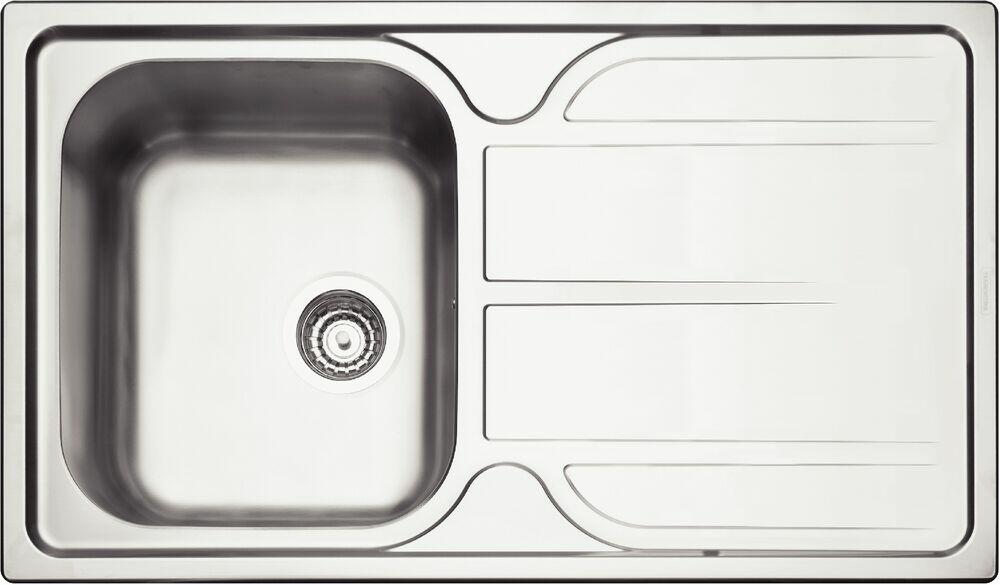 Cuba para Cozinha de Sobrepor para Cozinha Tramontina Simples 86x50cm Inox Acetinado com Válvula
