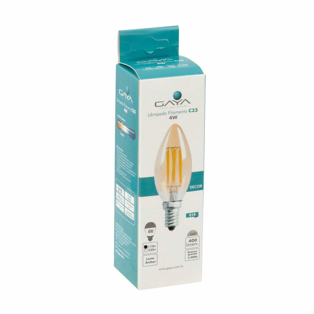 Lâmpada LED Filamento Vintage Gaya 127V 2400K