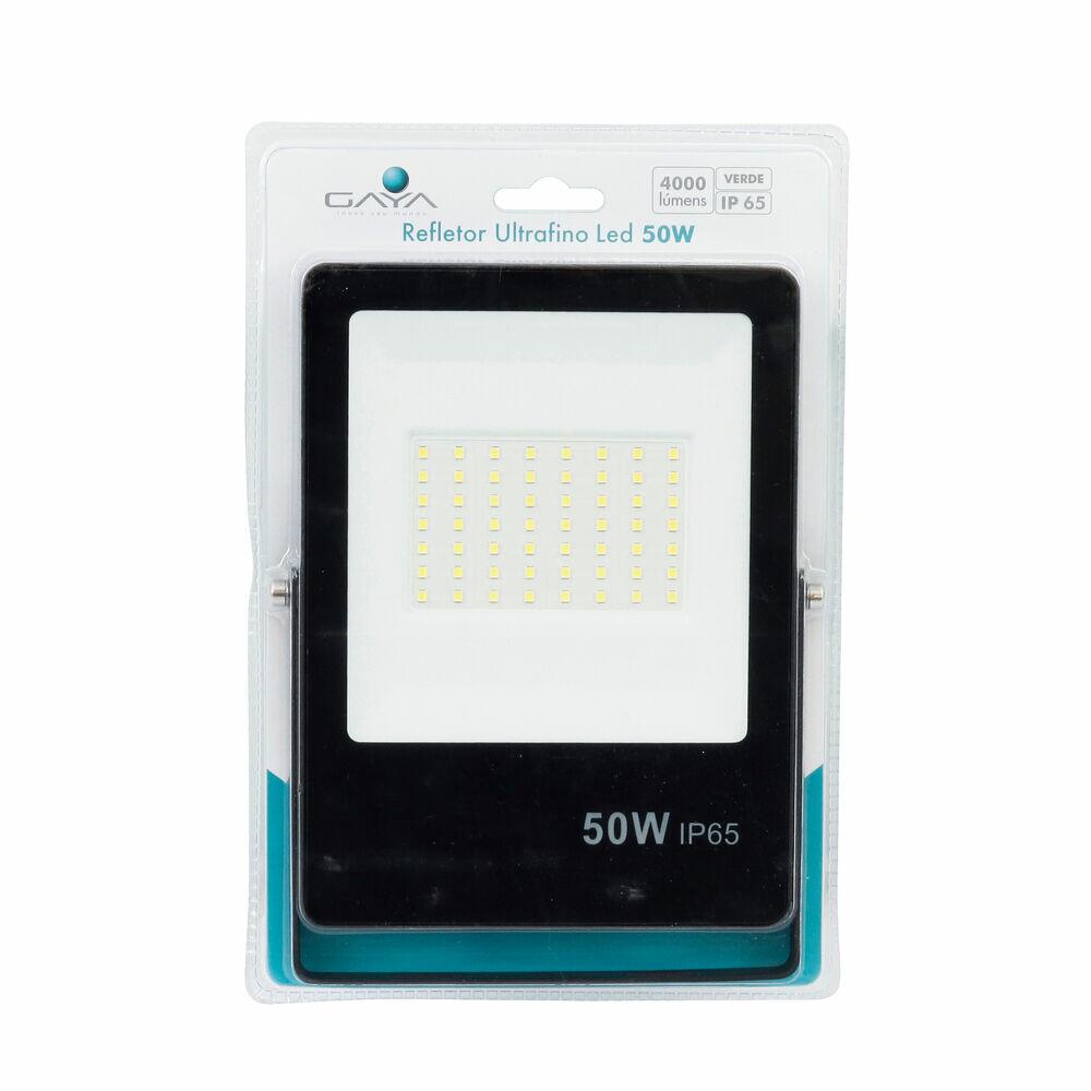 Refletor LED Ultrafino Gaya 50W Verde Bivolt
