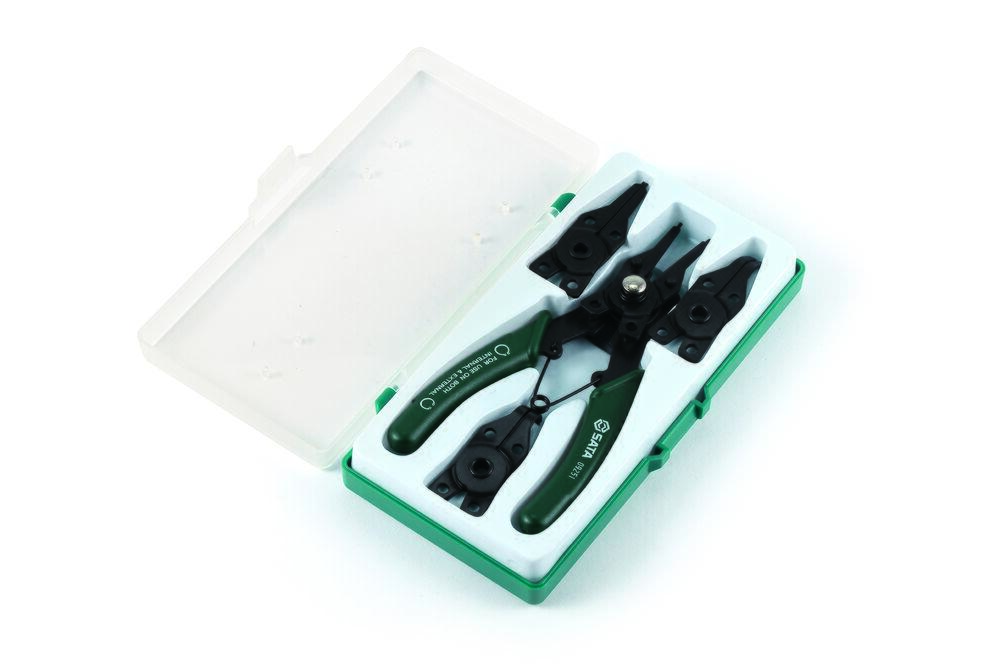 Alicate para Anéis de Retenção 5 Peças Sata Verde Apex