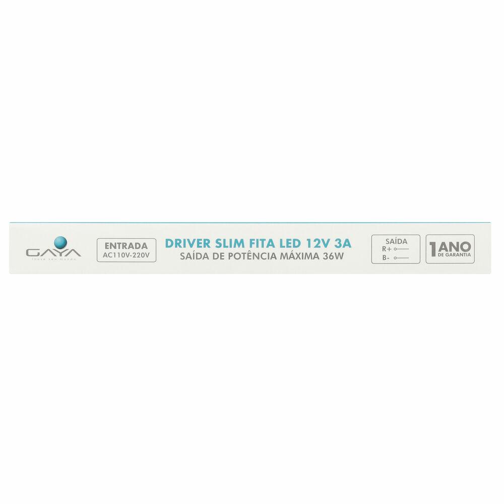Driver Para Fita LED Gaya 3V Bivolt