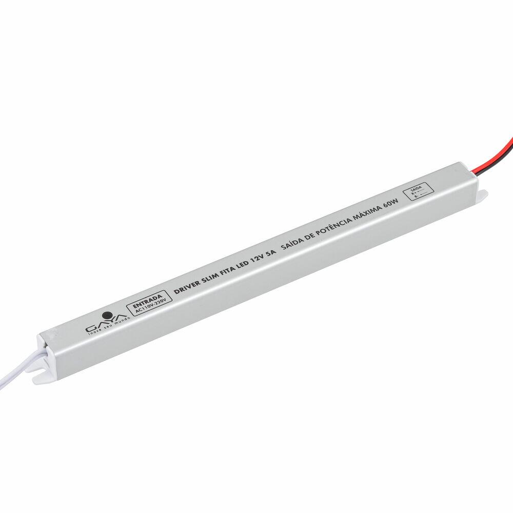 Driver para Fita de LED Gaya Slim 9366 Prata Bivolt