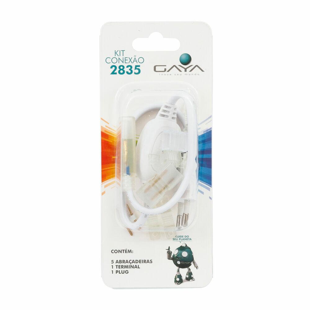 Conector para Fita de LED Gaya Kit Conexão 2835 Branco Bivolt
