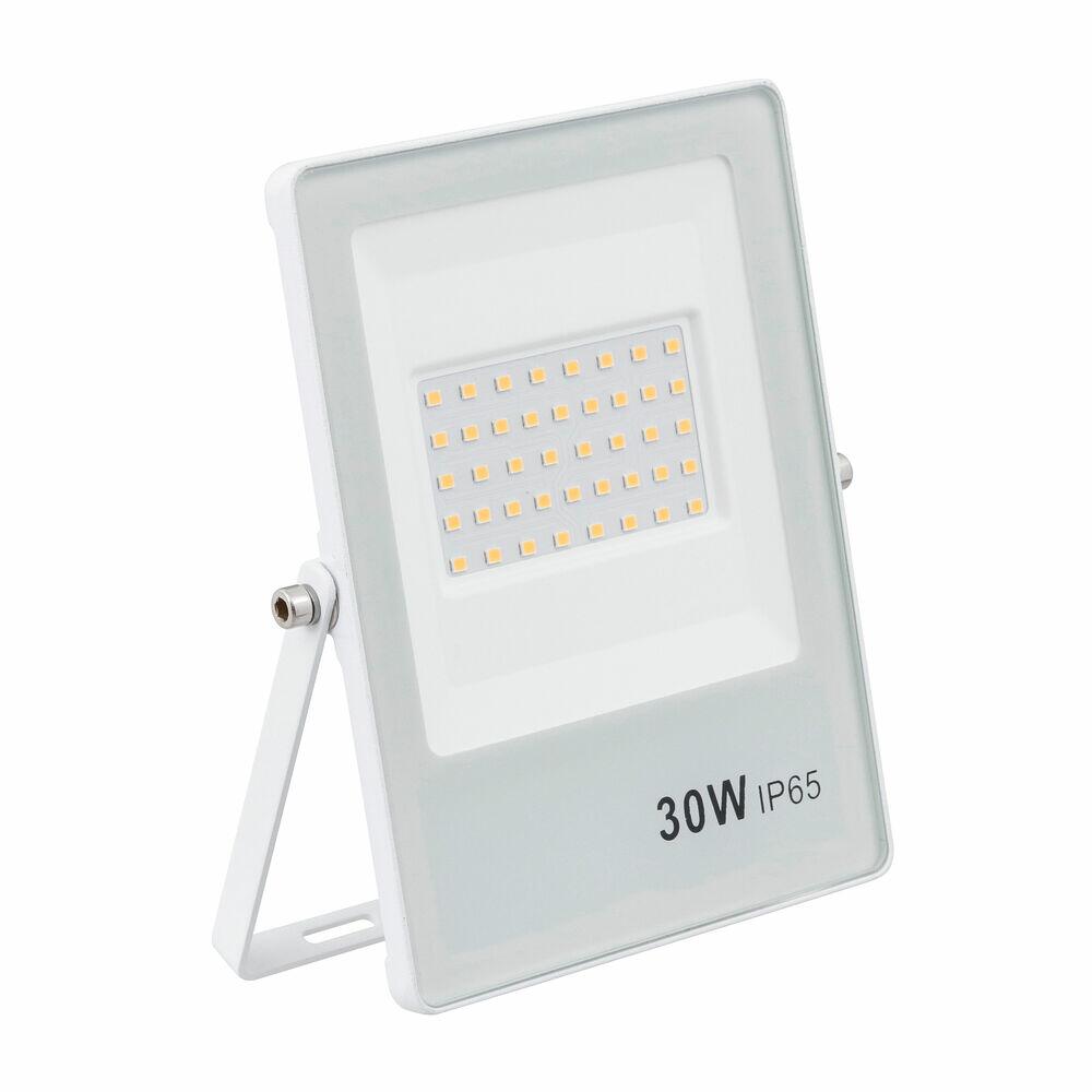 Refletor LED Ultrafino 30W Branca 3000K Luz Amarela Gaya
