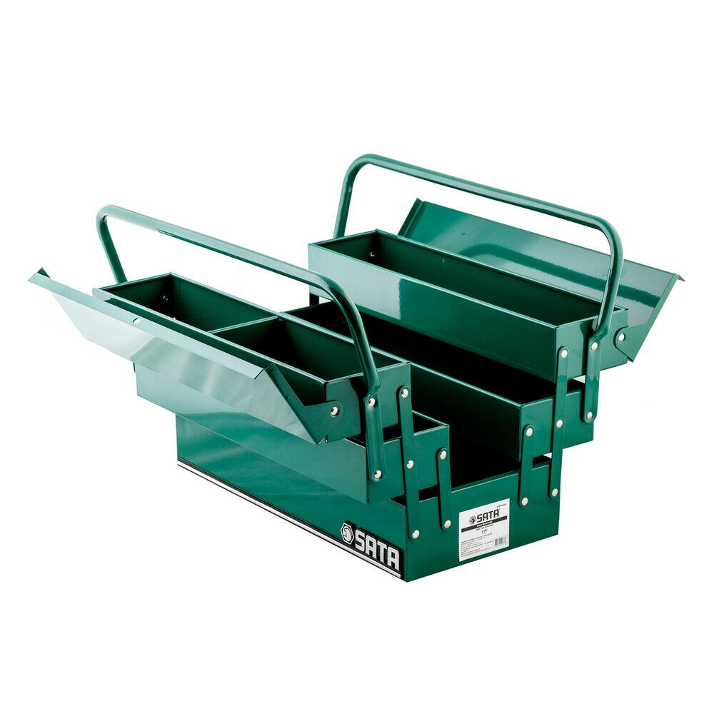 Caixa para Ferramentas Apex Sanfonada Verde Sata