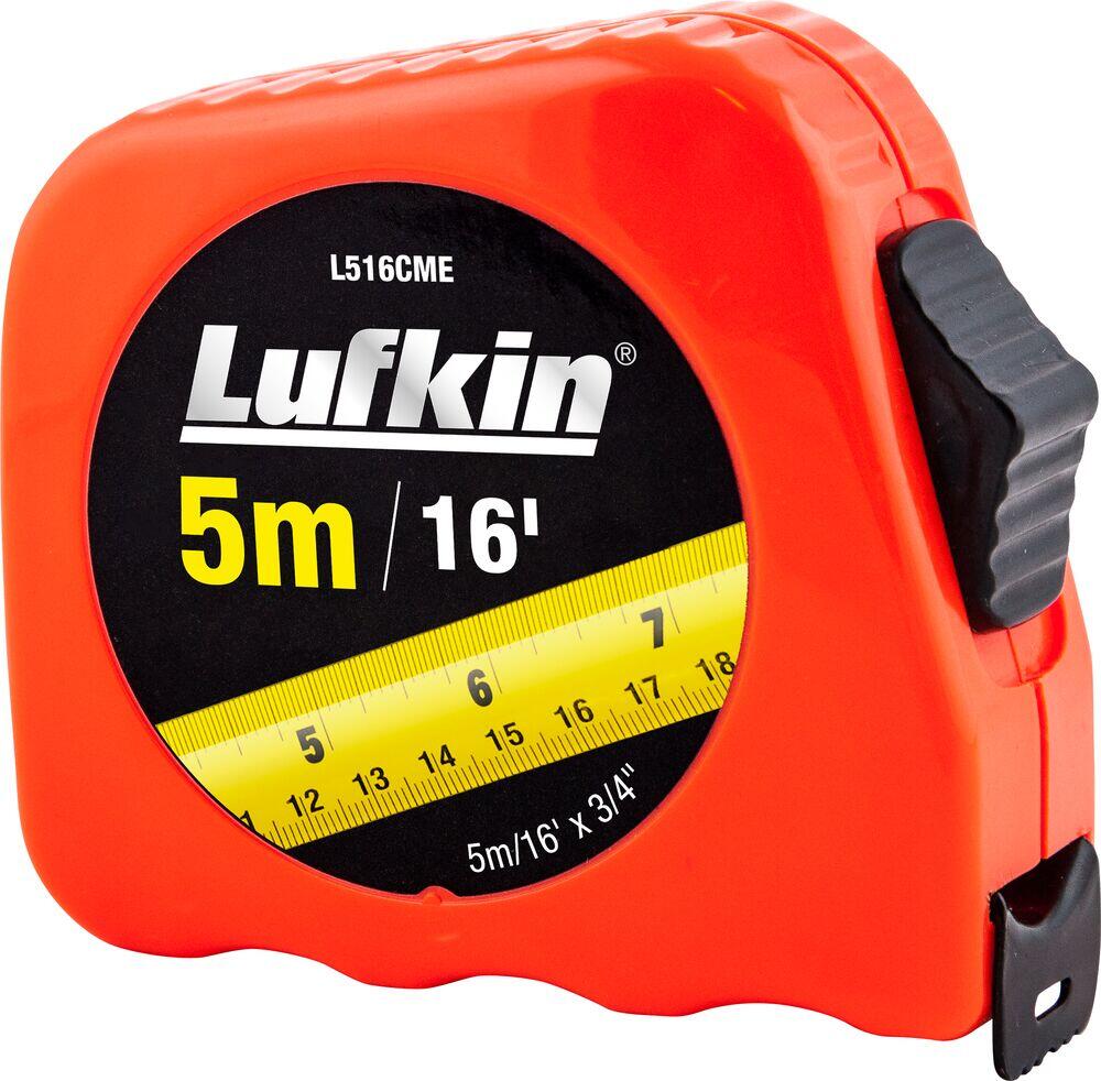 Trena de Aço com Trava Apex 5m Laranja Lufkin