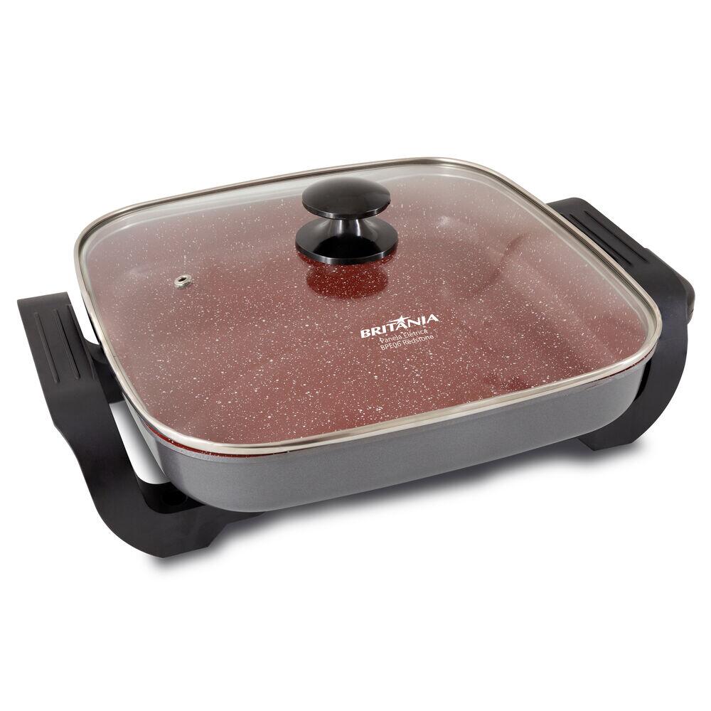 Panela Elétrica Redstone BPE06 1250W Vermelho Britânia