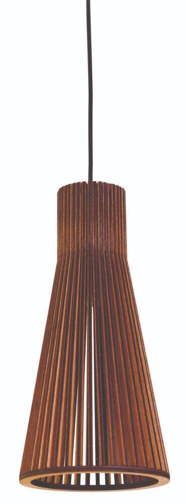 Pendente Illumine 1 Lâmpada Lalita 20cm E27 Imbuia