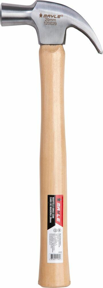 Martelo de Unha Apex 29mm com Cabo de Madeira Cinza