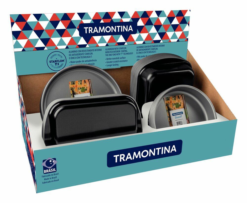 Forma Antiaderente Brasil Grafite Tramontina - Feirinha