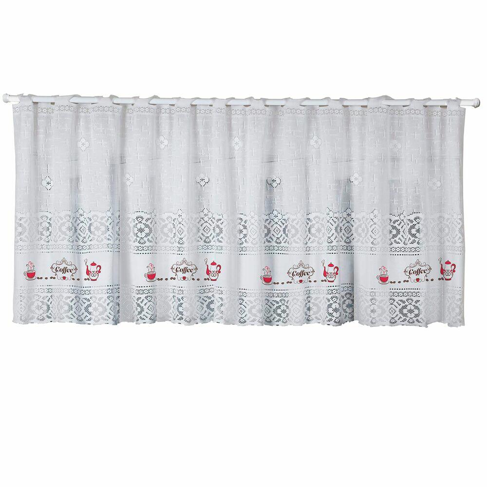 Cortina Interlar Valencia 2,00mx80cm Branca