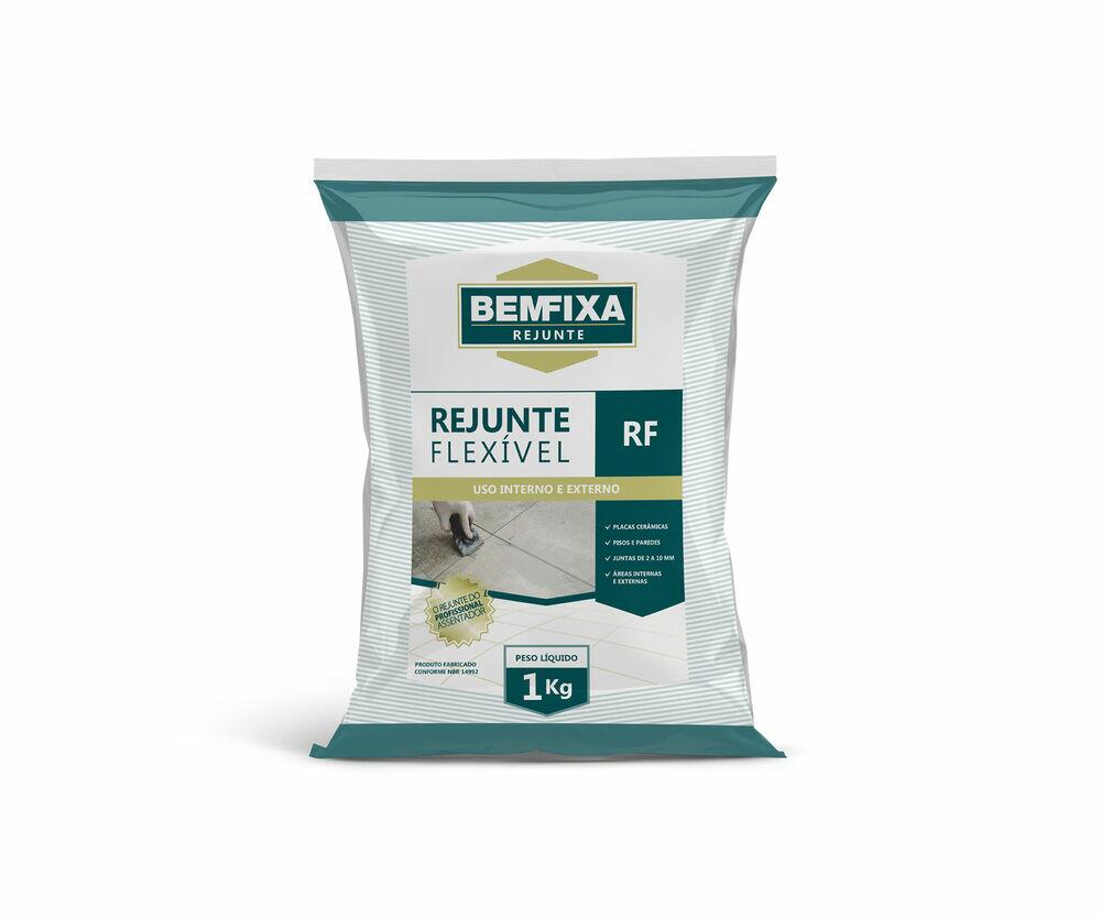 Rejunte Flexível Bemfixa Cinza Ártico 1kg