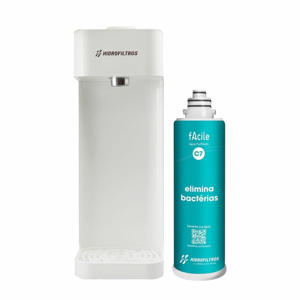 Purificador de Água C7 Hidro Filtros 40L/h Branco
