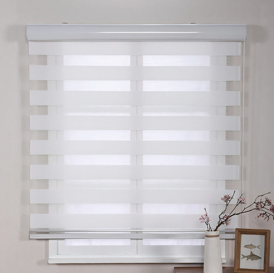 Persiana Double Vision Sunny 1,20L X 1,60A Branca