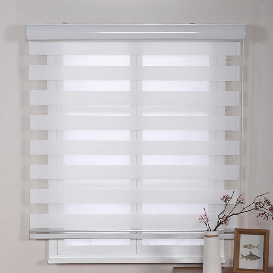 Persiana Double Vision Sunny 1,40L X 1,60A Branca