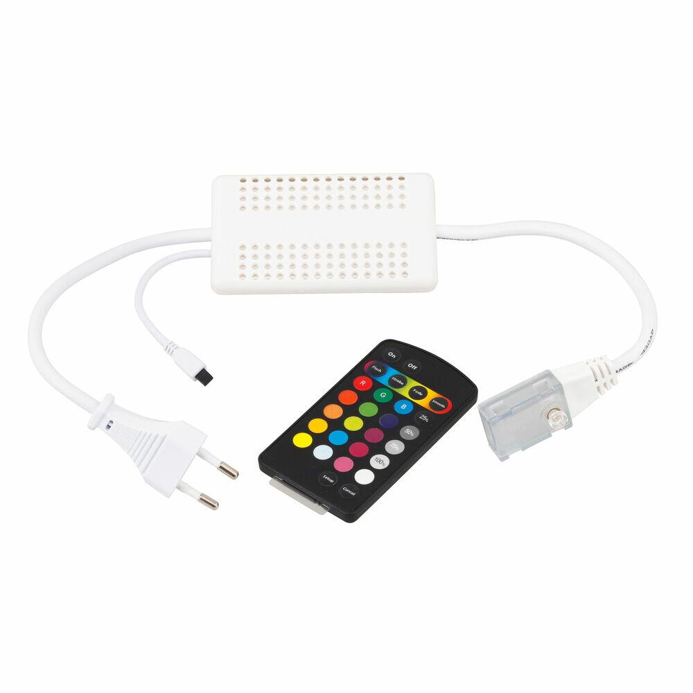 Plug e Controle para Fita de LED Gaya RGB14,4W 9362 Branco Bivolt