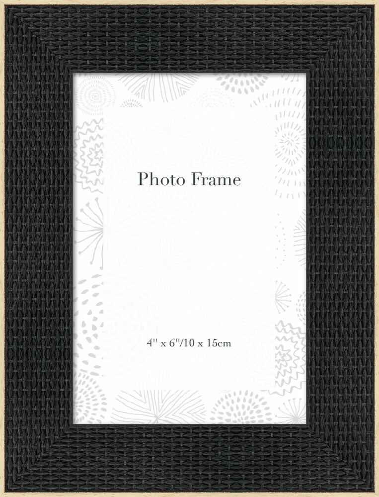 Porta Retrato Diagonal Black 20,3x15,2cm Preto