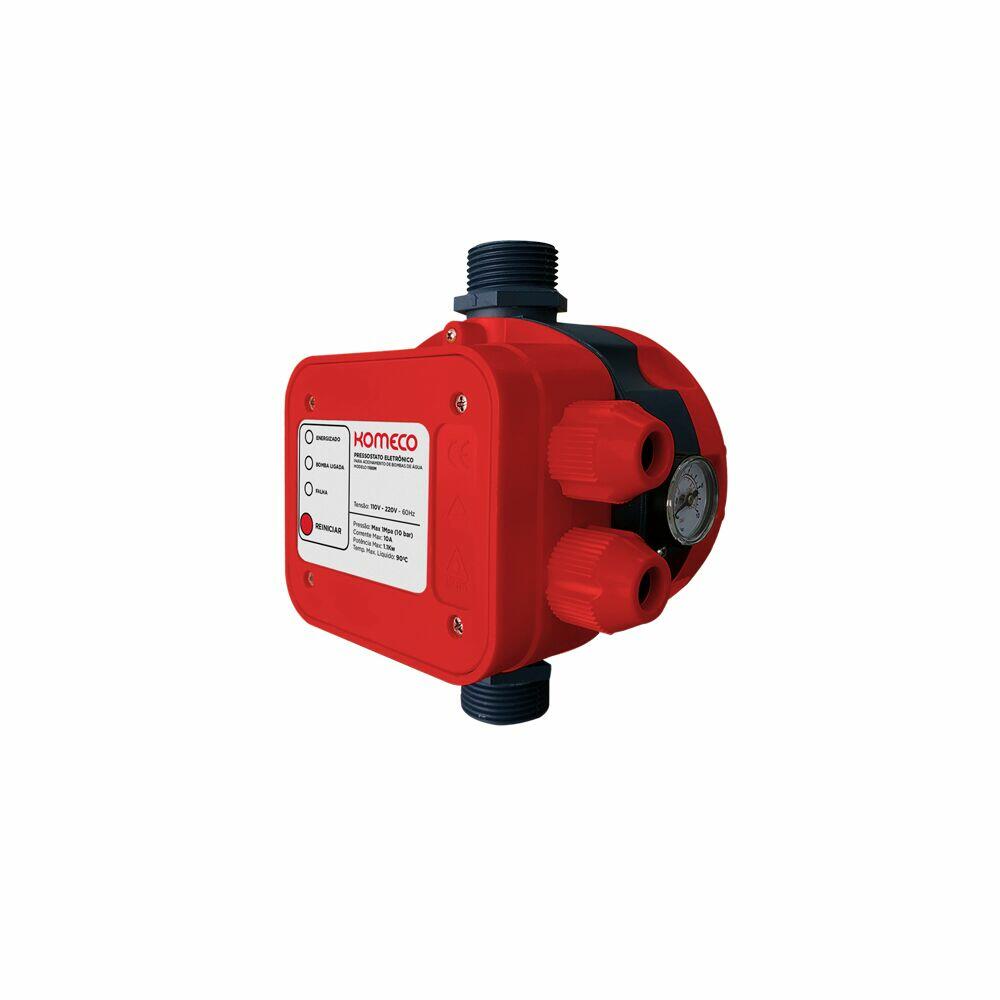 Pressostato PS 1100M Vermelho Komeco