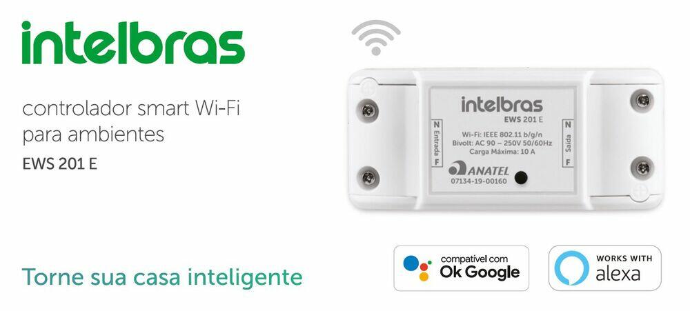 Plug Controlador Intelbras Smart EWS 201 Branco
