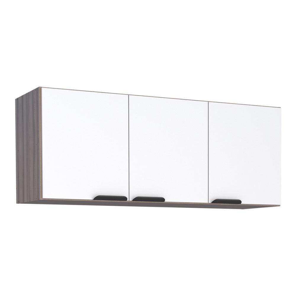 Armário Aéreo Flamingo 114cm Tamarindo Branco Cozimax