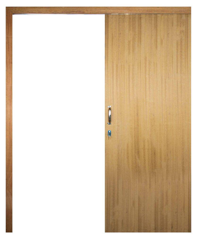 Porta de Correr Madeira Angelim Grantok PCA5737G 2,13x0,95m Esquerda