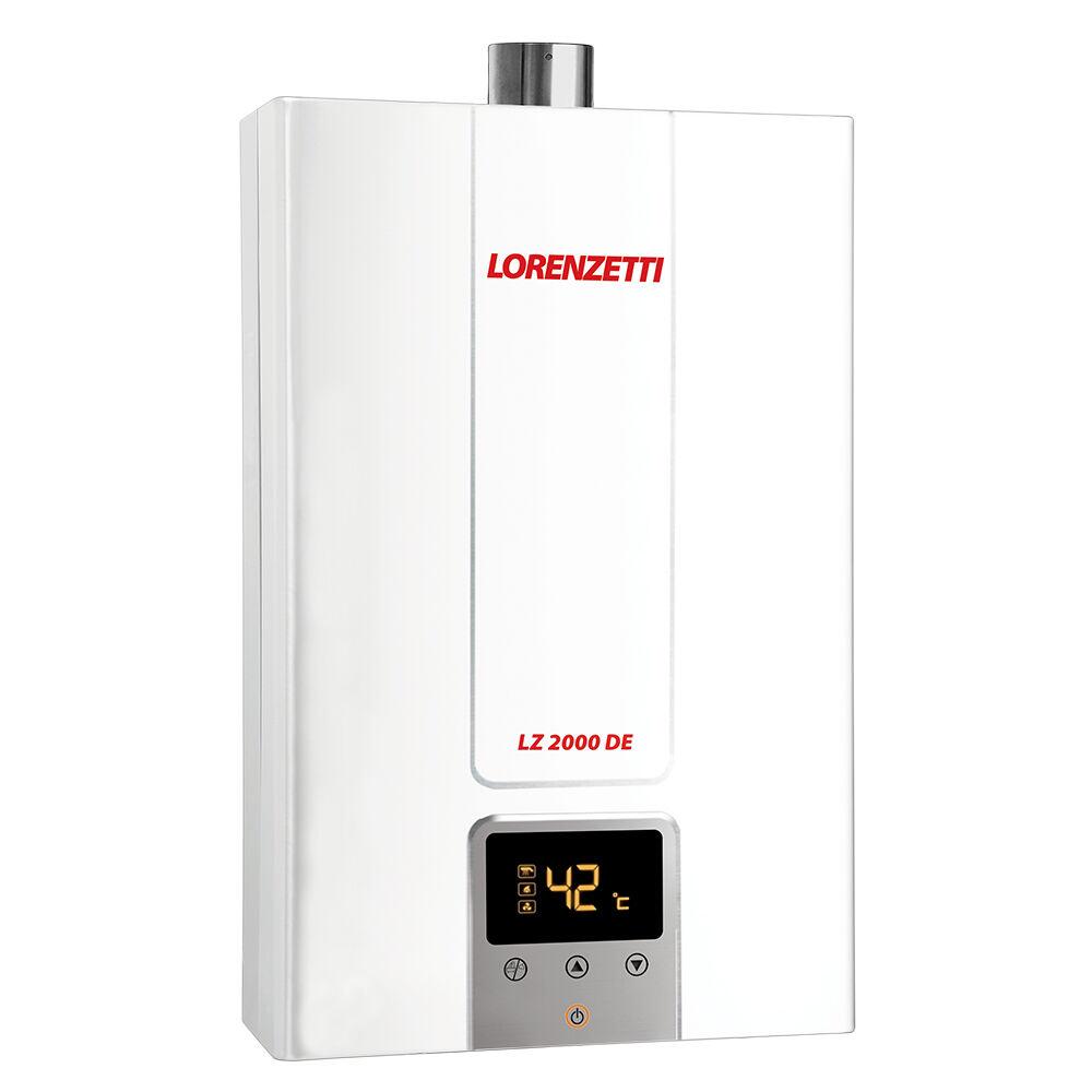 Aquecedor de Água a Gás GN Digital 20L/min Branco LZ2000DE Lorenzetti