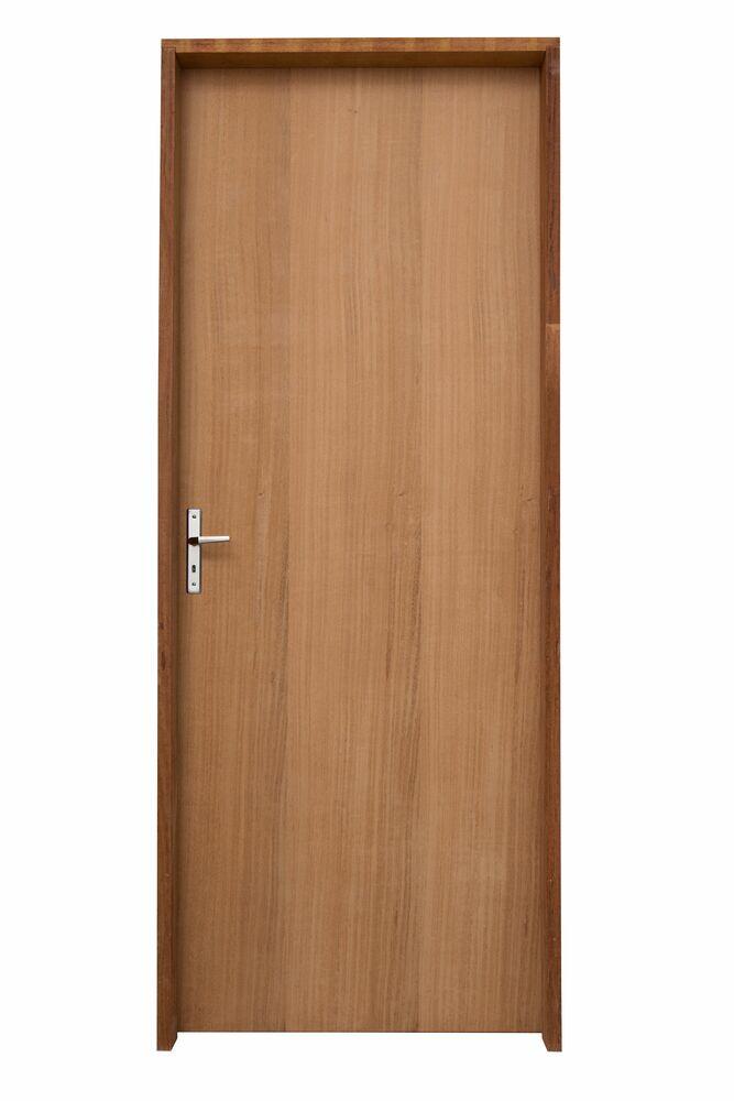 Kit Porta de Abrir Madeira Angelim 213x95x14cm Direita PIA6615G Grantok