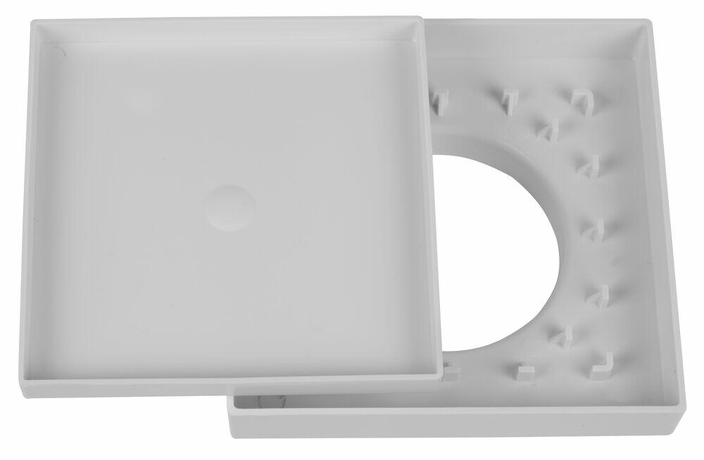 Ralo Linear Astra Oculto 15x15cm Bege