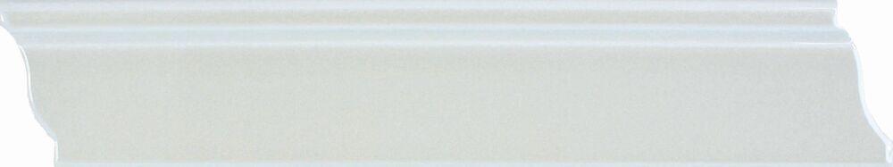 Rodapé RZ 07 Beige/White 8x45 Bold Brilhante Ilhabella