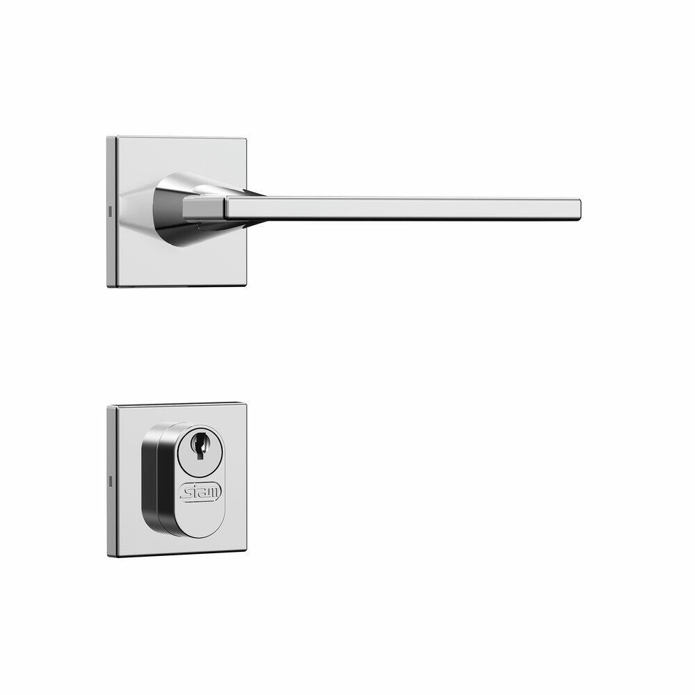 Fechadura Roseta Externa 40mm Classic Inox Stam