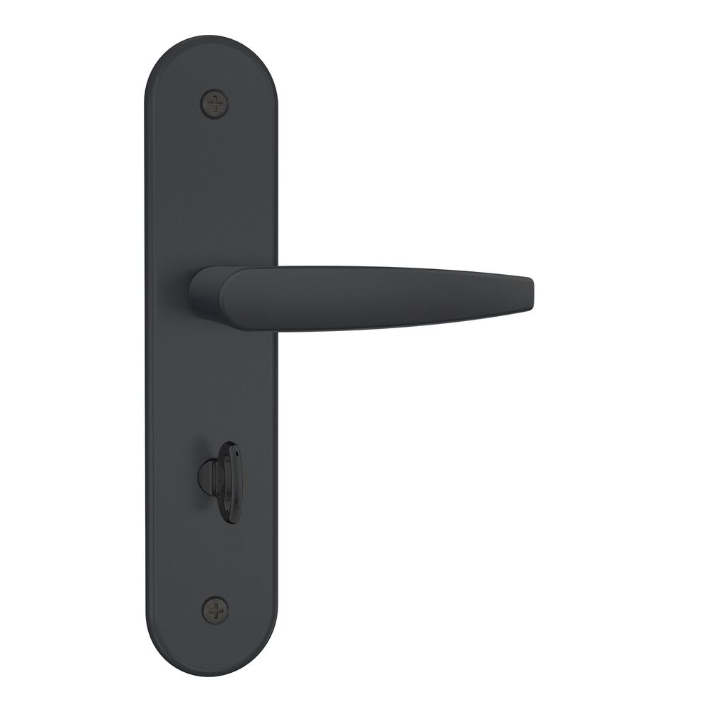 Fechadura Espelho para Banheiro 40mm Preto Fosco 824/33 Stam