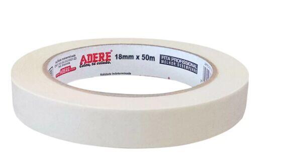 Fita Crepe Adere Tapefix 423 Uso Geral 18x50cm Transparente
