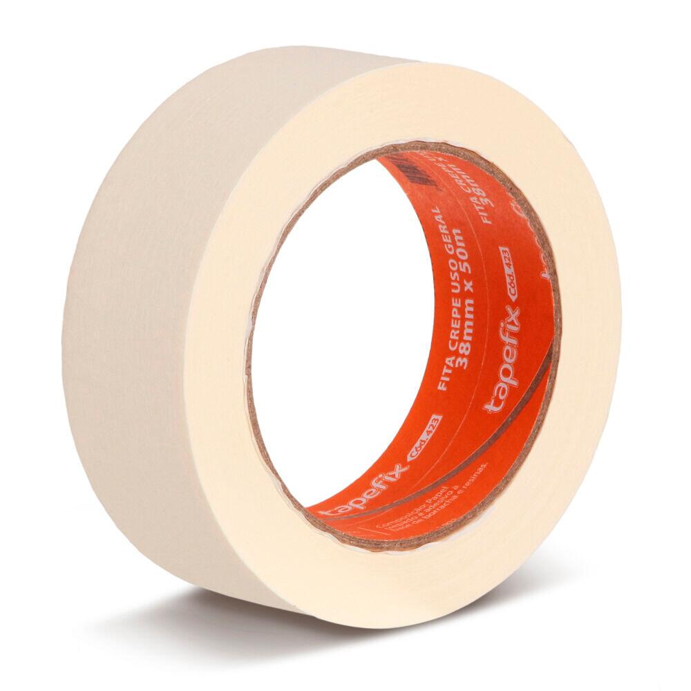 Fita Crepe Adere Tapefix 38mmx50m Transparente