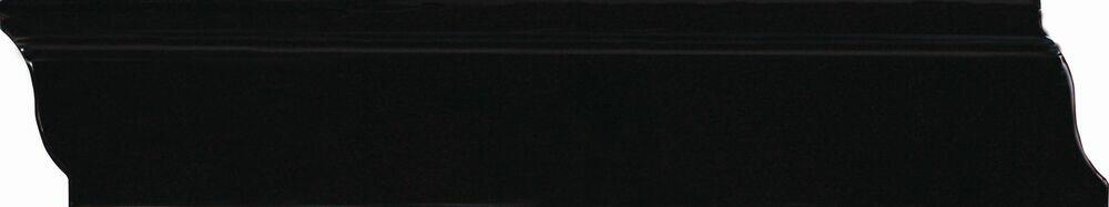 Rodapé RZ 15 Preto 8x45 Bold Brilhante Ilhabella