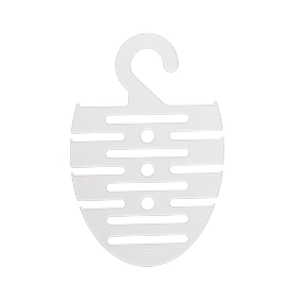 Cabide de Plástico para Gravatas e Cintos Metaltru Branco