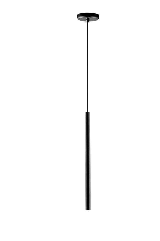 Pendente 1 Lâmpada Linha Clarin E27 Preto Vitralux