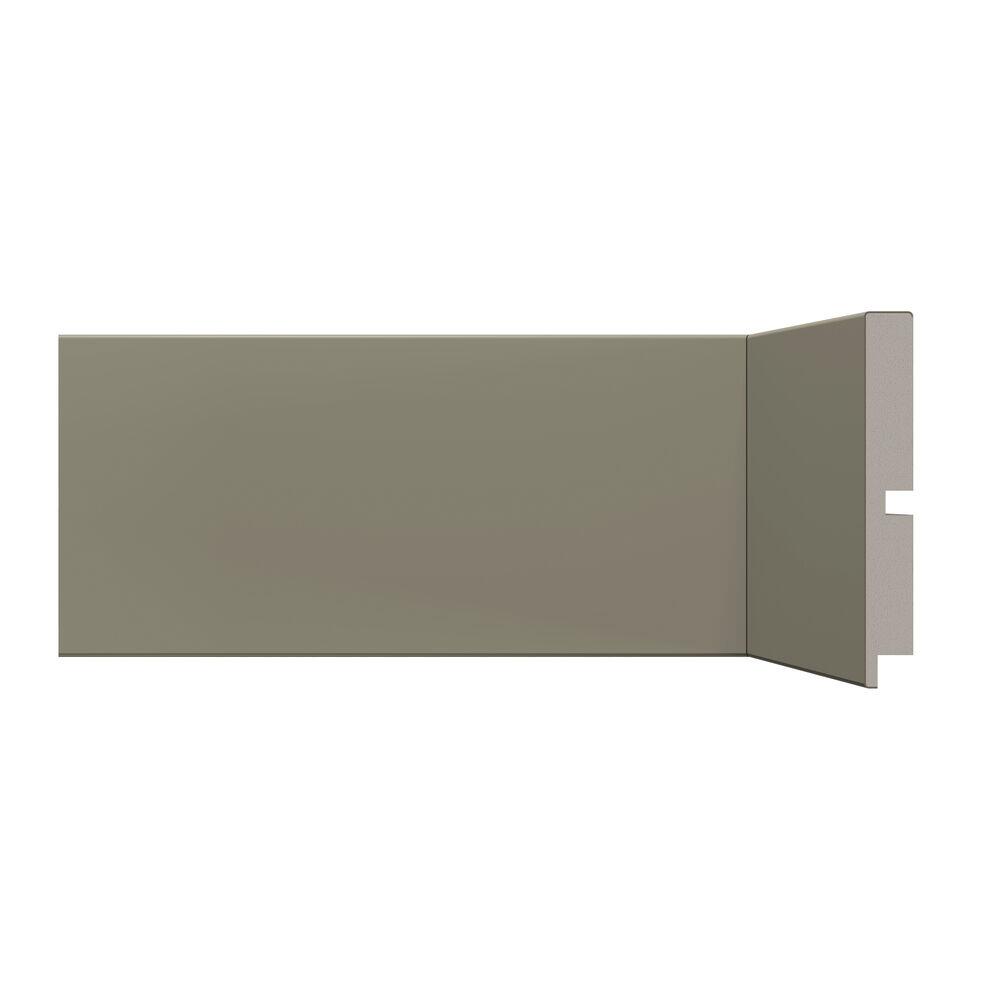 Rodapé Poliestireno Santa Luzia 454 10mx2,40m Cinza Titanium