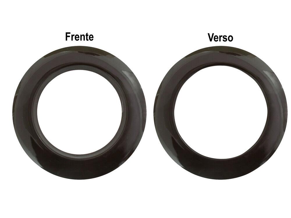 Kit Ilhós para Cortina Bella Arte 28mm Imbuia 10 Peças