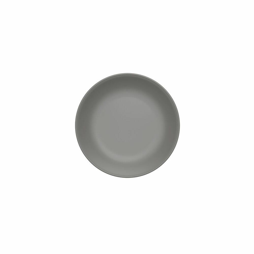 Prato de Sobremesa Yoi Coupe 20cm Cinza