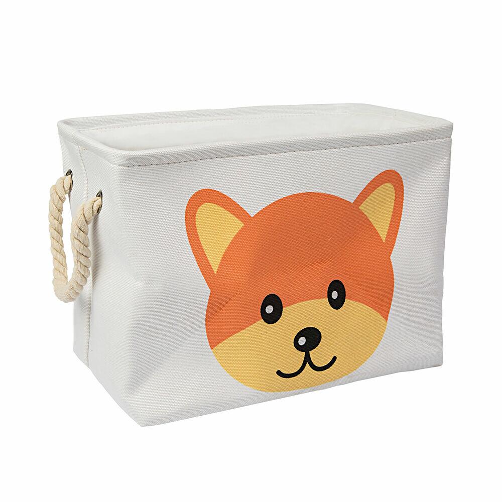Cesto para Roupa Raposa 35x25cm Casa&Ideia
