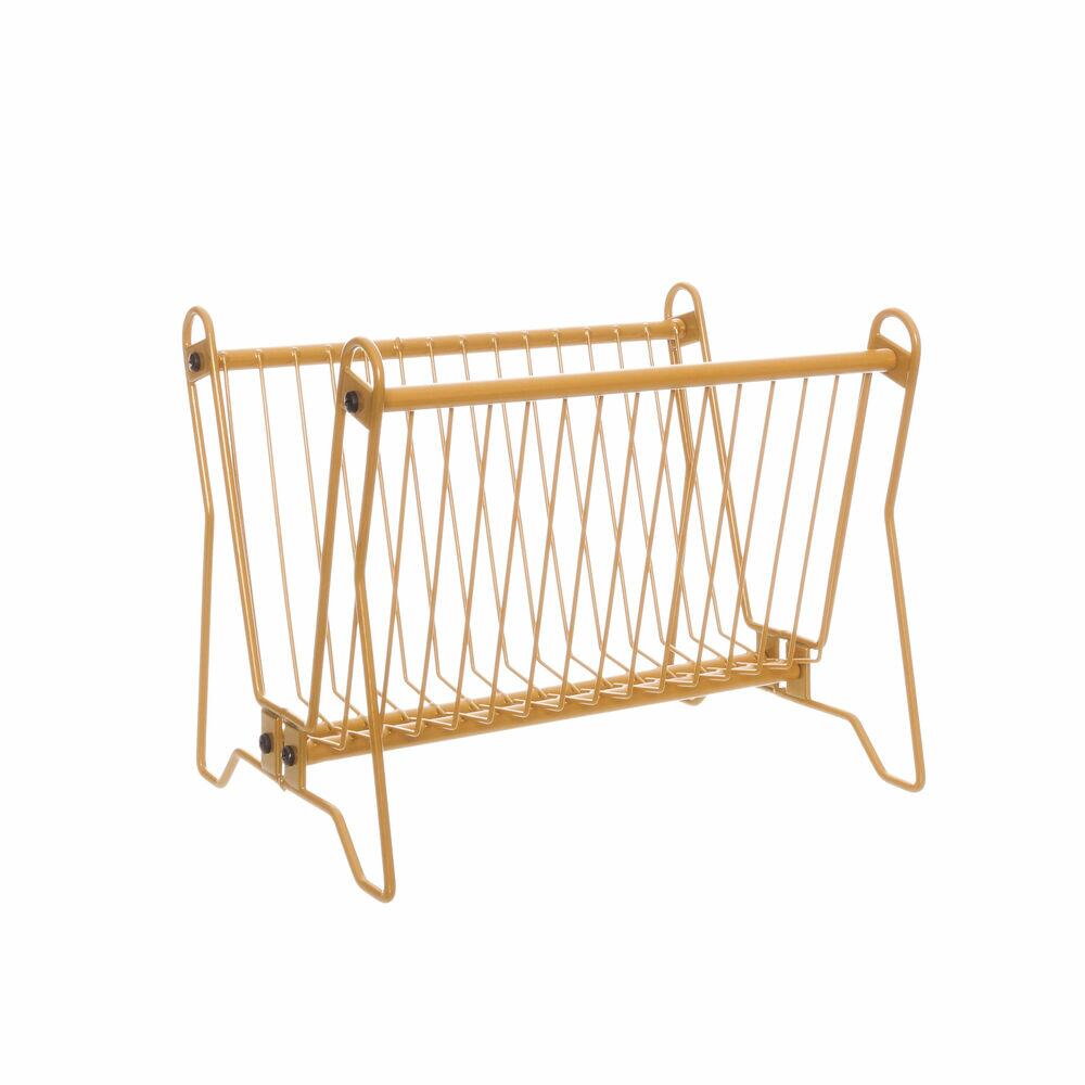 Porta Revistas Metaltru Niva Dourado
